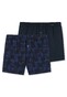 Schiesser Fun Prints Single Jersey Boxershorts 2Pack Underwear Multi Assorti