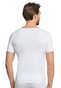 Schiesser Laser Cut Shirt Interlock Short Sleeve V-Neck Underwear White