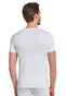 Schiesser Long Life Cotton Shirt Short Sleeve V-Neck Ondermode Wit