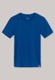 Schiesser Long Life Soft Shirt Korte Mouw Ondermode Royal Blue
