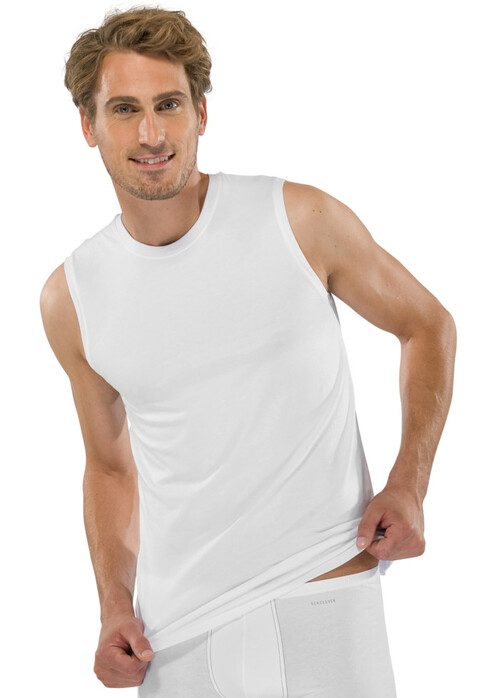Schiesser Micro Tank Top Underwear White