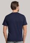 Schiesser Mix & Relax Cotton T-Shirt Knoopjes Dark Evening Blue