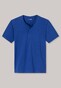 Schiesser Mix & Relax Cotton T-Shirt Knoopjes Royal Blue