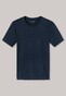 Schiesser Mix & Relax Cotton T-Shirt Ronde Hals Dark Evening Blue