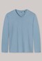 Schiesser Mix & Relax Cotton T-Shirt V-Hals Licht Blauw Melange