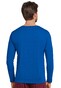 Schiesser Mix & Relax Cotton T-Shirt V-Hals Royal Blue