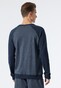 Schiesser Mix & Relax Long Sleeve Shirt T-Shirt Dark Blue