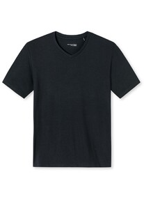 Schiesser Mix & Relax Modal T-Shirt V-Hals Black
