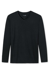 Schiesser Mix & Relax Modal T-Shirt V-Neck Black
