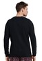 Schiesser Mix & Relax Sweat Shirt Nightwear Black