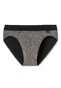 Schiesser Original Classics Rio-Slip Underwear Black Melange Dark