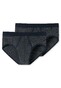 Schiesser Original Classics Sports Brief 2Pack Underwear Dark Evening Blue