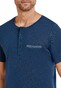 Schiesser Premium Inspiration Pajamas Nightwear Dark Evening Blue