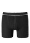 Schiesser Retro Rib Doppelripp Shorts Organic Cotton Underwear Black