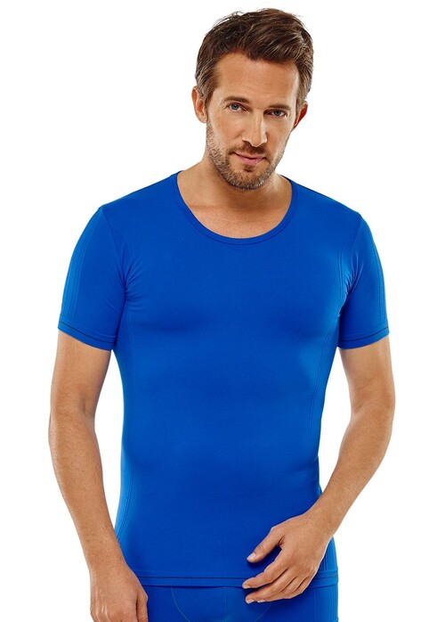 Schiesser Seamless Active Shirt Underwear Blue