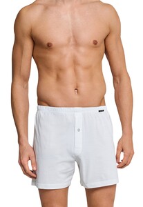 Schiesser Selected! Premium Inspiration Boxershort Jersey 2Pack Ondermode Wit-Zwart