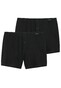 Schiesser Selected! Premium Inspiration Boxershort Jersey 2Pack Ondermode Zwart