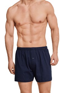 Schiesser Selected! Premium Inspiration Boxershort Jersey 2Pack Underwear Dark Evening Blue