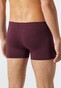 Schiesser Selected! Premium Inspiration Shorts Cotton Tencel Underwear Burgundy