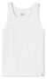 Schiesser Singlet Long Life Soft Underwear White