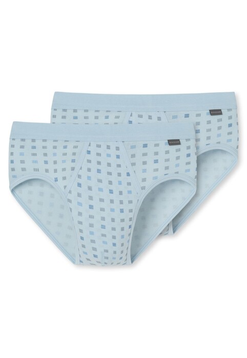 Schiesser Sports Brief 2Pack Underwear Light Blue