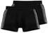 Schiesser Stretch Shorts 2Pack Ondermode Zwart