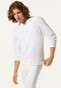 Schiesser T-Shirt Long Sleeve Single Jersey Art Editition by Noah Becker Wit