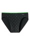Schiesser Tension Release Supermini Underwear Black Melange Dark