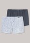 Schiesser Tokio Boxershort 2Pack Underwear Anthracite Grey