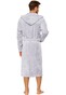 Schiesser Uni Cotton Badjas Nightwear Light Grey