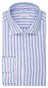 Seidensticker Allover Striped Linen New Kent Shirt Light Blue