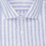 Seidensticker Allover Striped Linen New Kent Shirt Light Blue