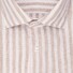 Seidensticker Allover Striped Linen New Kent Shirt Sand