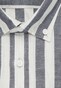 Seidensticker Bold Striped Cotton Linen Shirt Navy