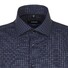 Seidensticker Business Check Overhemd Donker Blauw Melange