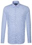 Seidensticker Business Check Overhemd Pastel Blauw