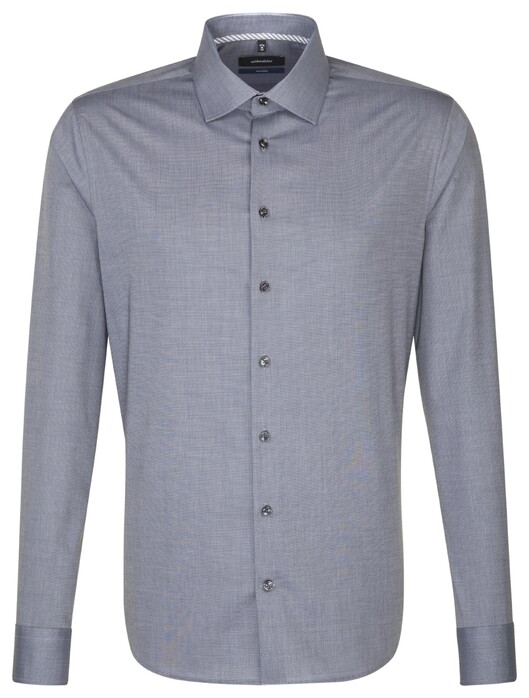 Seidensticker Business Faux Uni Shirt Light Grey