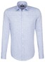 Seidensticker Business Kent Check Overhemd Blauw
