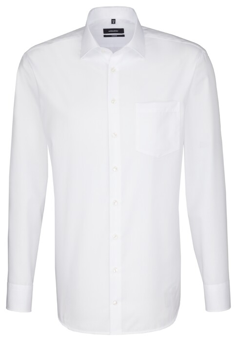 Seidensticker Business Kent Comfort Overhemd Wit