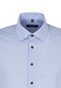Seidensticker Business Kent Faux Uni Shirt Blue