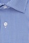 Seidensticker Business Kent Mini Check Shirt Navy Blue