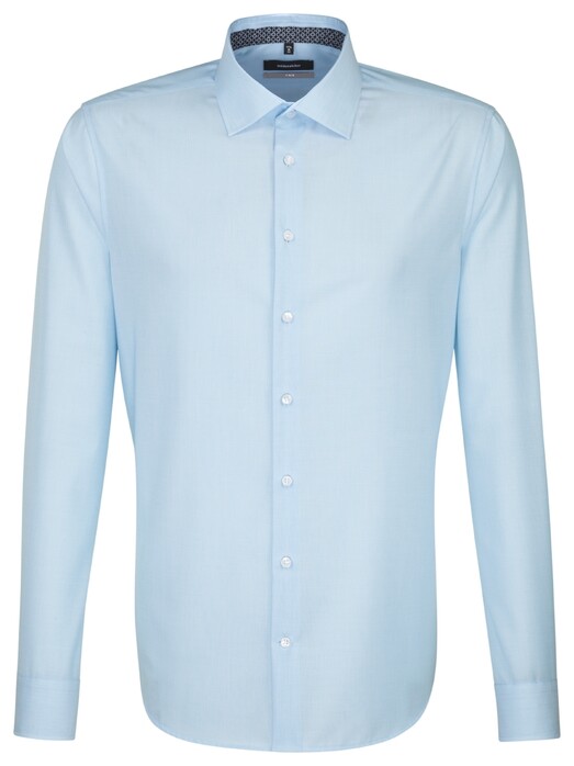 Seidensticker Business Kent Shirt Turquoise Melange