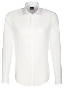Seidensticker Business Kent Uni Overhemd Beige