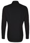 Seidensticker Business Kent Uni Overhemd Zwart