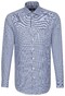Seidensticker Business Light Spread Kent Overhemd Donker Blauw