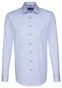 Seidensticker Business Mini Stripe Shirt Deep Intense Blue