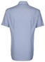 Seidensticker Business Short Sleeve Overhemd Blauw