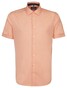 Seidensticker Business Short Sleeve Shirt Fine Orange