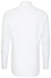 Seidensticker Business Uni Herringbone Overhemd Wit