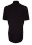 Seidensticker Chambray Basic Overhemd Zwart